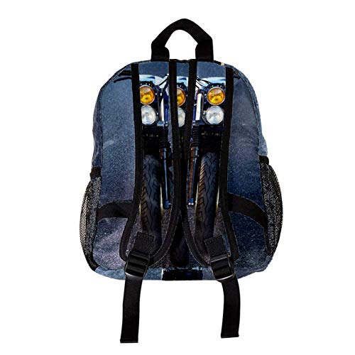 Mochila Preescolar Bicicletas de Carretera geniales Mochila Infantil Niño por Adolescente Bolsa para la Escuela, Bolsa de Escuela Primaria Mochila para niños 25.4x10x30 CM