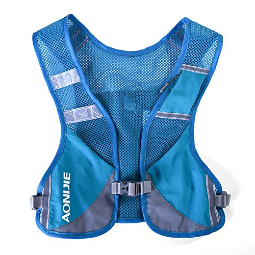 Mochila/chaleco Aonijie de hidratación, ligera, ideal para senderismo, maratón, escalada y ciclismo, azul