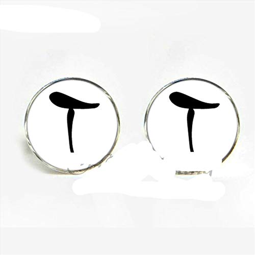 Moda 16mm alfabeto T- Z gemelos de una sola letra hombres trajes camisa puño enlace vidrio cabujón boda accesorios