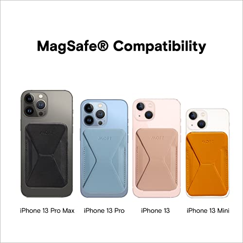 MOFT el Primer Soporte y Billetera magnéticos a presión para iPhone 12/13 Soporte y Billetera compatibles con MagSafe®, múltiples ángulos de visión, Billetera MagSafe