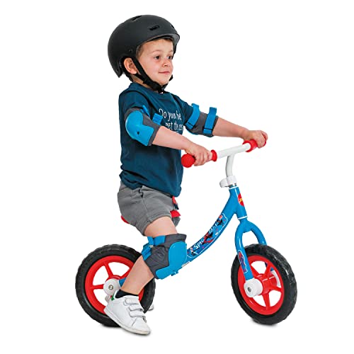 Mondo Toys Spiderman Balance Bike - Bicicleta sin Pedales para niños - Peso hasta 25 kg - Color Blanco/Azul/Rojo - 28501.