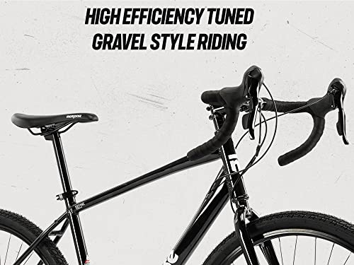 Mongoose Define Men Bicicleta de Grava, Hombre, Negro, 19