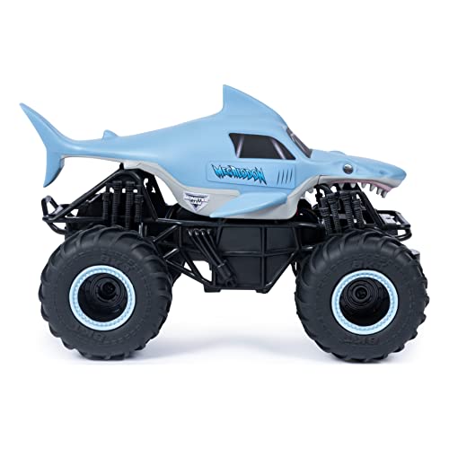 Monster Jam Megalodon - Monster Truck con Mando a Distancia Oficial a Escala 1:24, 2,4 GHz, a Partir de 4 años