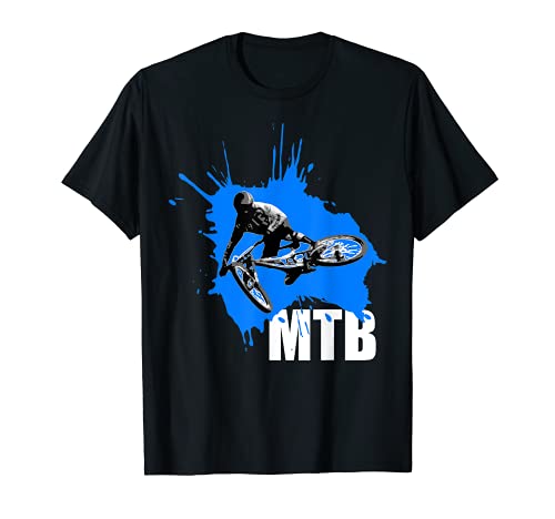 Montaña bicicleta descenso salto monopista MTB Camiseta