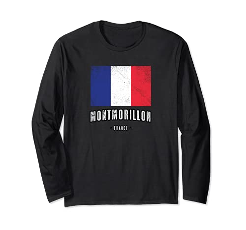 Montmorillon Francia | FR Ciudad Bandera, Drapeau Français, Manga Larga