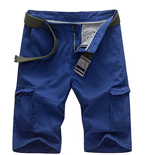 moroess Pantalones cortos informales para hombre, pantalones cortos tácticos, de caza, para camping y actividades al aire libre amarillo 40