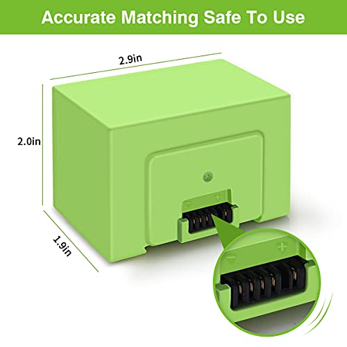 morpilot Batería Repuesto 14.4V 3200mAh, Compatible con Roomba E & I Series i7 i7+ 7150 7550 E5 5150 E6 6198 i3 i3+ 3150 3550 i4 i4+ 4150 Part No. 4624864 ABL-D1 Li-Ion