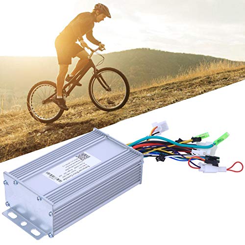 Mothinessto Controlador de Bicicleta eléctrica, Controlador automático de Cambio de Pulgar LCD, Motor de Buena dureza, Controlador sin escobillas, Pantalla LCD Impermeable para Bicicleta eléctrica