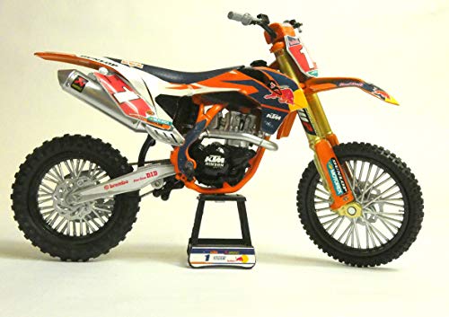 Moto en Miniatura del piloto n.° 25 Marvin Musquin de KTM Factory Racing