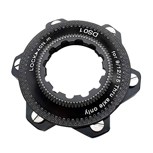 Moto Hub Centerlock a 6-agujero Central Adaptador De Bloqueo Conversión 6 Agujero De Freno De Disco Center Lock Montaña De La Bicicleta Cubo Central Adaptador De Bloqueo De 6 Tornillos Del Freno De