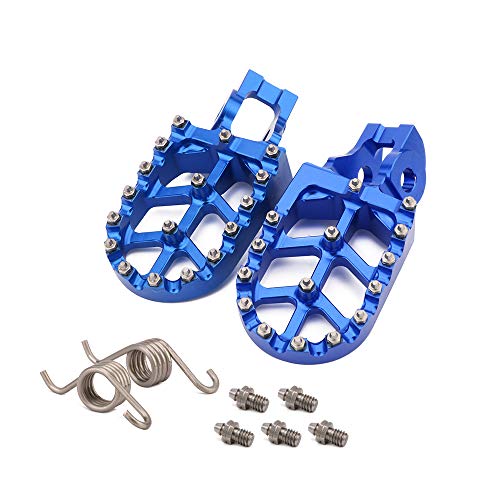 Moto Offroad CNC Pie Clavijas Pedales Reposapiés para Husqvarna TC85 2018 TC125 TC250 FC250 FC350 FC450 FE250 FE350 FE450 FE501 TE150 TE250 TE300 FS450 TX300 FX350 FX450