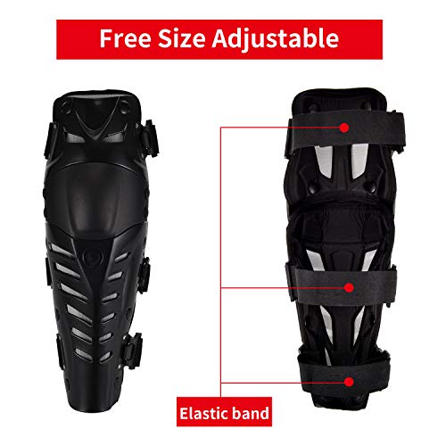 Moto Rodilleras Adultos Espinillera Motocross Protección de Rodilla Motocross Corporal Protector Rodilla Motocicleta Bicicleta Rodilleras para Protector Caballero al Aire Libre