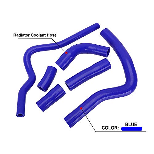 Motocicleta radiador refrigerante mangueras para Yamaha YZF R1 2004 2005 2006 azul