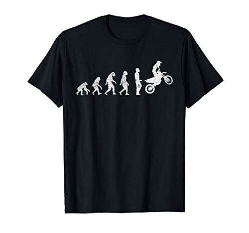 Motociclista Regalo Evolución Del Motocross Bicicleta Camiseta