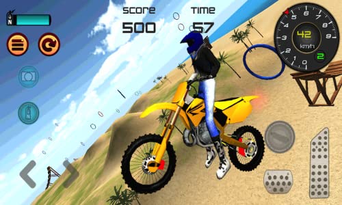 Motocross Beach Jumping 3D - Motorcycle Stunt Game