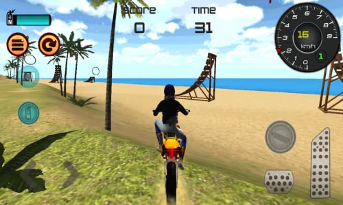 Motocross Beach Jumping 3D - Motorcycle Stunt Game