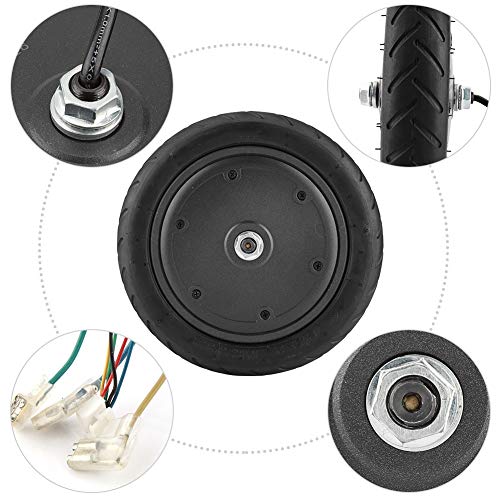 Motor con neumáticos inflables - Motor de 250 W con accesorio de repuesto para neumático de rueda para scooter eléctrico para Xiao-mi M365