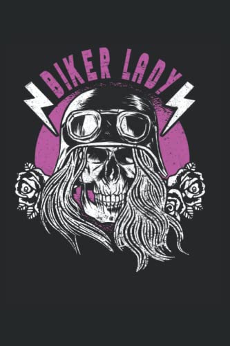Motorcycle Frau Biker Lady Motorrad Queen: Notizbuch 120 Seiten liniertes Papier Handliches Format (15,24 × 22,86 cm entspricht ungefähr DIN A5)