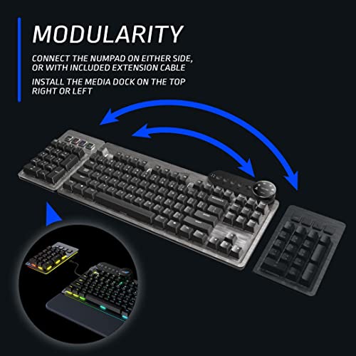 MOUNTAIN Everest MAX Gaming Tastatur - MX Brown, ANSI, US-Layout, Negro