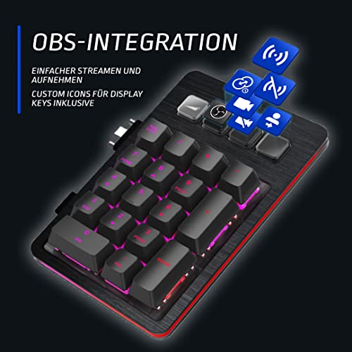 MOUNTAIN Everest MAX Gaming Tastatur - MX Brown, ISO, DE-Layout, Gris, Negro