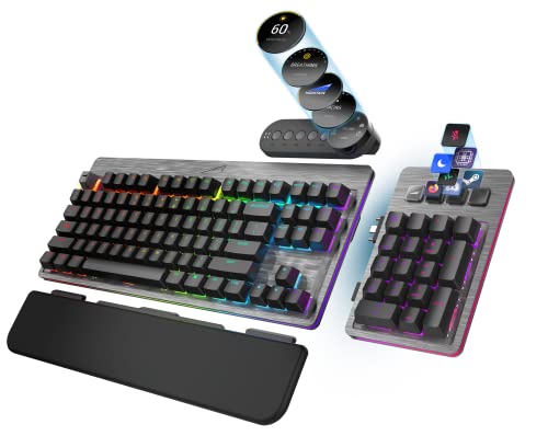 MOUNTAIN Everest MAX Gaming Tastatur - MX Brown, ISO, DE-Layout, Gris, Negro
