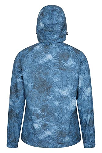 Mountain Warehouse Chaqueta Torrent para Mujer - con Capucha Ajustable e Impermeable - Fácil de Guardar - Ideal para Viajes y Senderismo Azul Marino 38