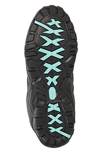 Mountain Warehouse Zapatillas de Senderismo para Mujer - Transpirables, con Malla Superior, Suela de Goma Duradera y Plantilla EVA - Ideales para Senderismo Azul petróleo Talla Zapatos Mujer 39 EU