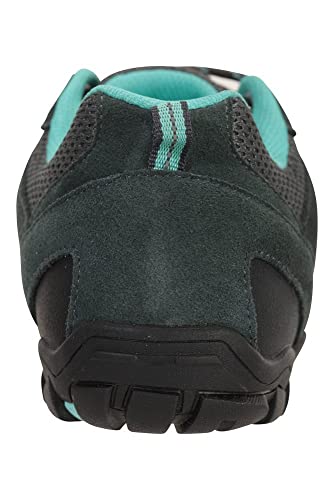 Mountain Warehouse Zapatillas de Senderismo para Mujer - Transpirables, con Malla Superior, Suela de Goma Duradera y Plantilla EVA - Ideales para Senderismo Azul petróleo Talla Zapatos Mujer 39 EU