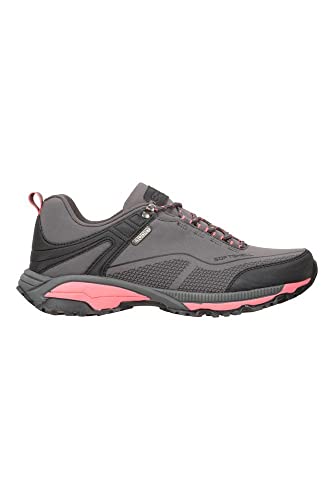 Mountain Warehouse Zapatillas Impermeables Collie para Mujer - Calzado liviano para Damas, Zapatos Transpirables, Zapatos Suaves para Caminar Gris Talla Zapatos Mujer 40 EU