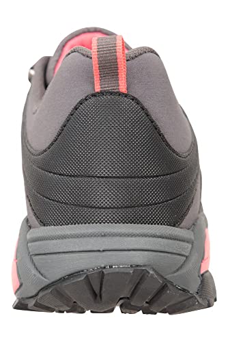 Mountain Warehouse Zapatillas Impermeables Collie para Mujer - Calzado liviano para Damas, Zapatos Transpirables, Zapatos Suaves para Caminar Gris Talla Zapatos Mujer 40 EU