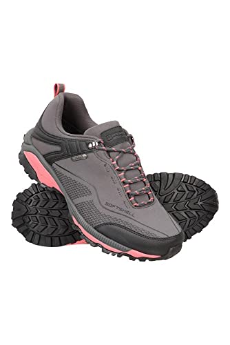 Mountain Warehouse Zapatillas Impermeables Collie para Mujer - Calzado liviano para Damas, Zapatos Transpirables, Zapatos Suaves para Caminar Gris Talla Zapatos Mujer 40 EU