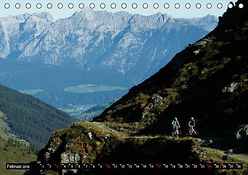 Mountainbike Spirit 2019 (Tischkalender 2019 DIN A5 quer): 13 faszinierende Radsportmotive in den Alpen (Monatskalender, 14 Seiten )
