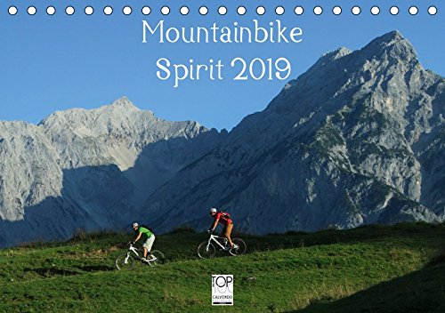 Mountainbike Spirit 2019 (Tischkalender 2019 DIN A5 quer): 13 faszinierende Radsportmotive in den Alpen (Monatskalender, 14 Seiten )