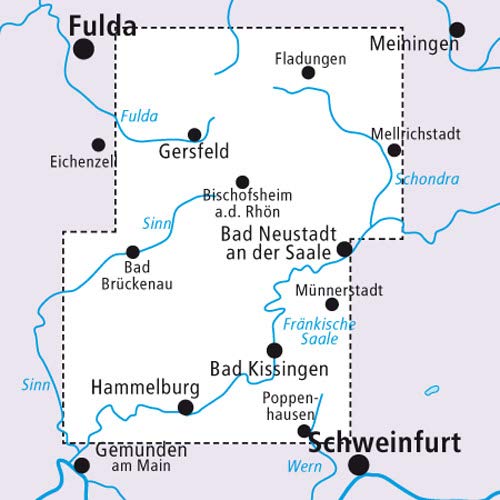 Mountainbikekarte Rhön 1 : 50 000: Mt Ausflugszielen, Einkehr- & Freizeittipps, wetterfest, reissfest, abwischbar, GPS-genau