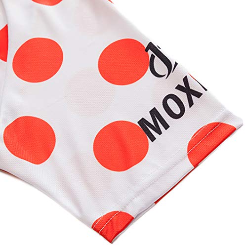 Moxilyn Camisetas de Ciclismo para Hombre, Camiseta Corta, Top de Ciclismo, Jerseys de Ciclismo, Ropa de Ciclismo, Mountain Bike/MTB Shirt, Transpirable y Que Absorbe El Sudor, Secado Rápido