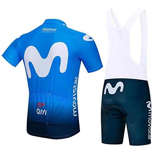 Moxilyn Ropa Ciclismo Hombre Traje de Bicicleta Ciclismo Conjunto para Verano Maillot Ciclismo Hombre+9D Gel Culotte Ciclismo