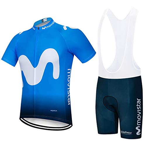 Moxilyn Ropa Ciclismo Hombre Traje de Bicicleta Ciclismo Conjunto para Verano Maillot Ciclismo Hombre+9D Gel Culotte Ciclismo