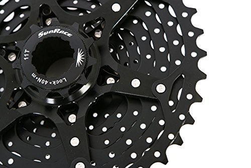 MSC Bikes MS3 Cassette para Bicicleta, Negro, 10V/11-40T