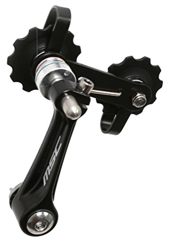 MSC Bikes Single Speed - Tensor de Cadena de Ciclismo, Color Negro