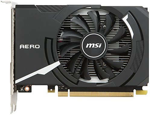 MSI GeForce GT 1030 Aero ITX 2G OC - Tarjeta gráfica (tamaño ITX, 2 GB Memoria GDDR5, VR Ready), Negro