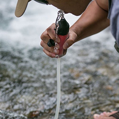 MSR 09385: Filtro de Agua Negro, Rojo y Transparente