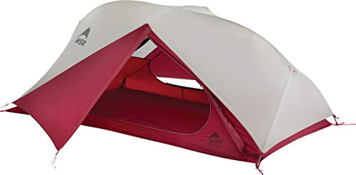 Msr Freelite Ultralight Breathable Backpacking Tent Tienda de campaña Ultraligera y Transpirable, Unisex, Rojo/Blanco, 1 Persona