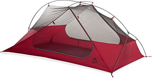 Msr Freelite Ultralight Breathable Backpacking Tent Tienda de campaña Ultraligera y Transpirable, Unisex, Rojo/Blanco, 1 Persona