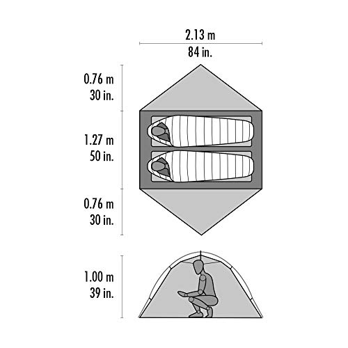 MSR Hubba Hubba NX 2-Person Lightweight Backpacking Tent