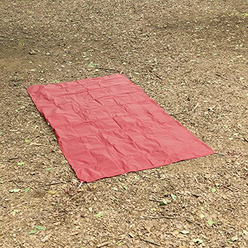 Msr Universal 2 Large Lona de Huella, Unisex, Rojo, Large-85 x 51 Inches