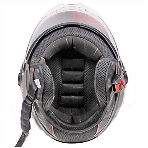 MT HELMETS 12830000135 Casco para Moto, Accesorio Unisex para Adultos, Negro Opaco, M