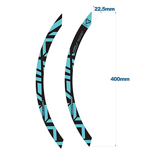 MTB Rim Pegatinas Bicicleta Rueda de la Bicicleta Calcomanía Mountain Bike Rim Calcomanía Accesorios de Bicicletas Completo Cinta (Color : 29er White)