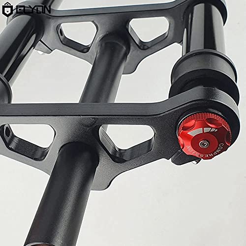 MTB Tenedor de suspensión, 26 pulgadas * 4.0 Fat Tire del montante de la presión del freno de disco del aire, por la nieve / playa / bicicleta eléctrica, de 140 mm de viaje Accesorios de montaje de bi