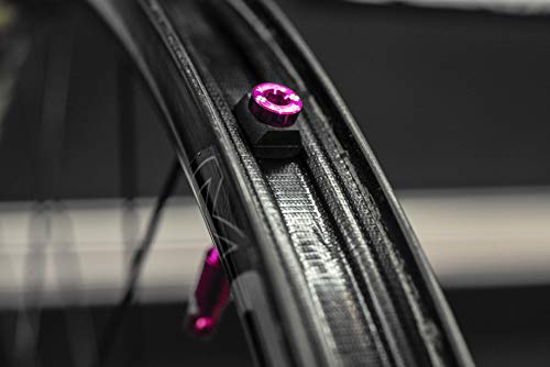 Muc-Off, Accessorio Valvola Tubeless , Válvulas para Gomme, Rosado, 60Mm, Adulto Unisex