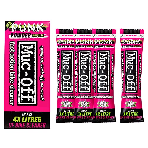 Muc Off Punk Powder Bike Cleaner - Paquete de 4